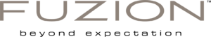 Fuzion Logo (Colour Black Tagline)